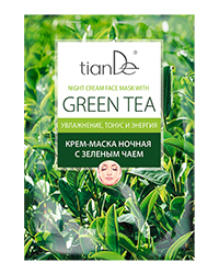 Крем-маска ночная «Зеленый чай», TianDe, Абакан